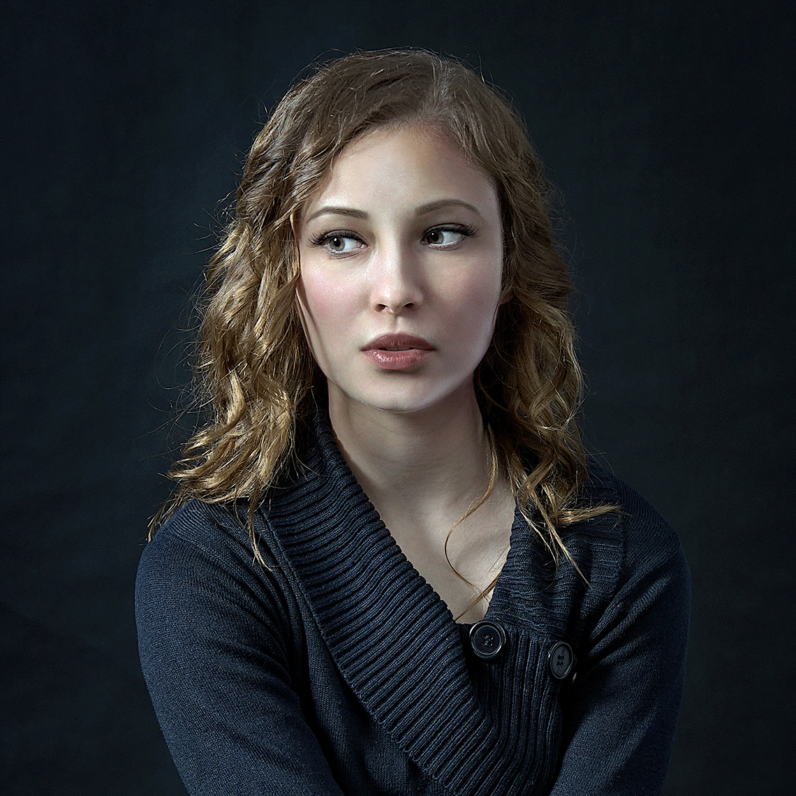 Headshots & Portraits - Portrait of woman, looking away from camera