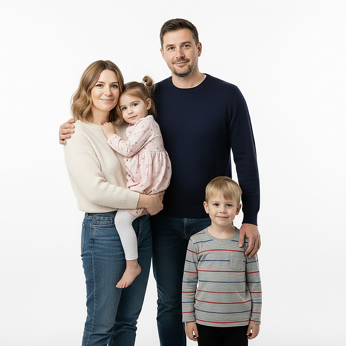 Antoniou family 2_web Mum, dad and children