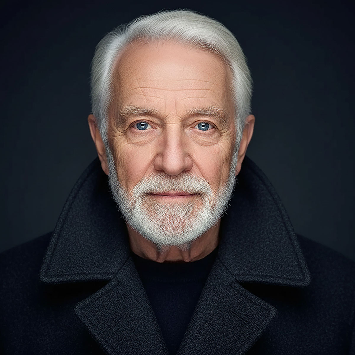 Headshots & Portraits - beautiful professional headshot of model, brown hair, grey eyes